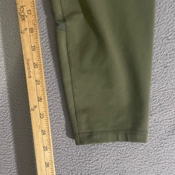 Old Navy Active Leggings Women's Small‎ Pull On Compression Green Fitted - Picture 3 of 5